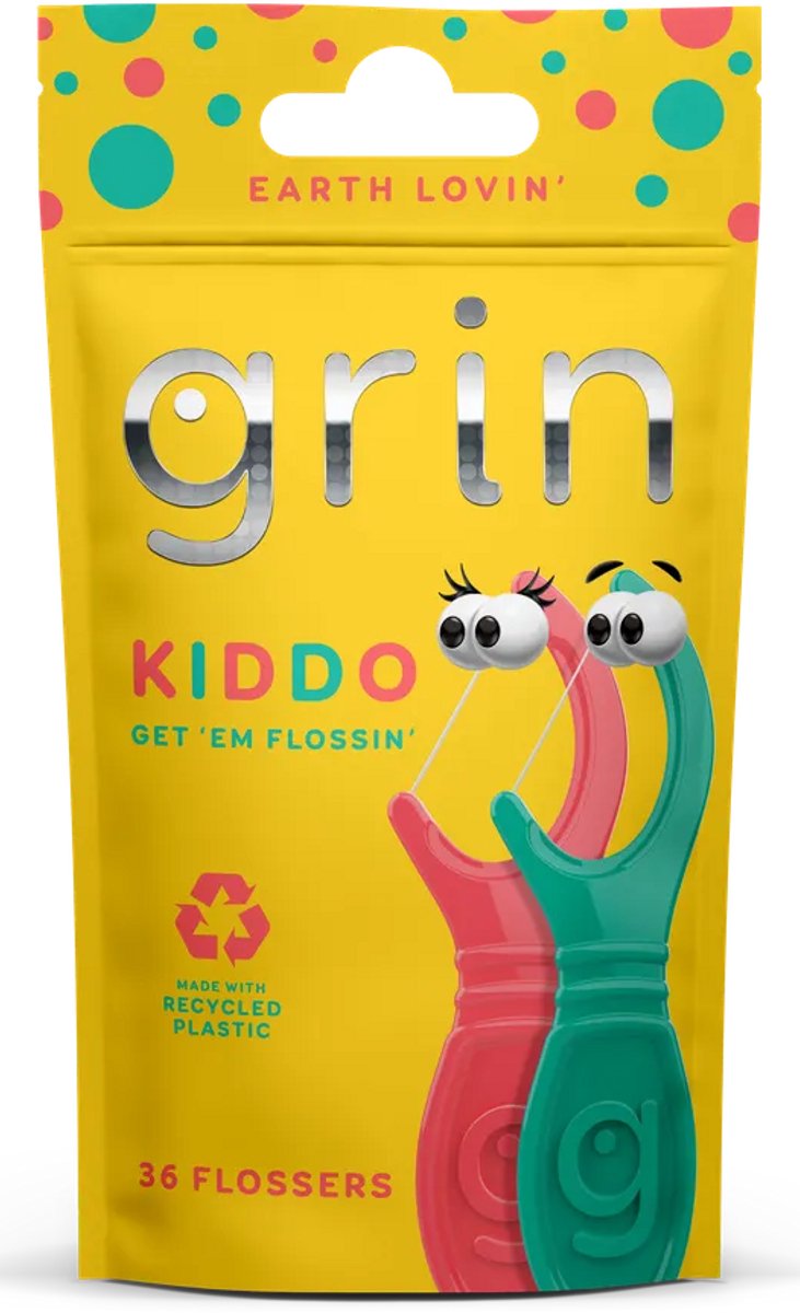 Grin Kiddo Floss Picks 36ST