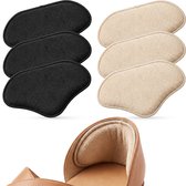 Hielbeschermers - 6 stuks - Hielkussen - Steunzolen - Antislip hielzool - Tegen blaren - Hakbeschermers - Hielkussentjes voor schoenen