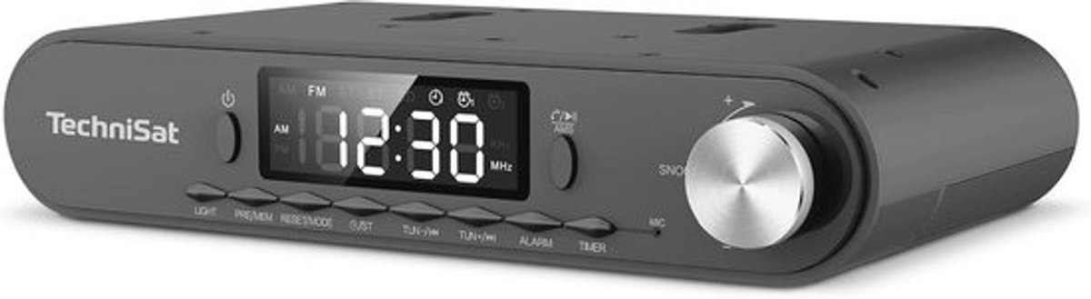 Onderbouwkeukenradio met Bluetooth, FM, LED-Display en Wekfunctie