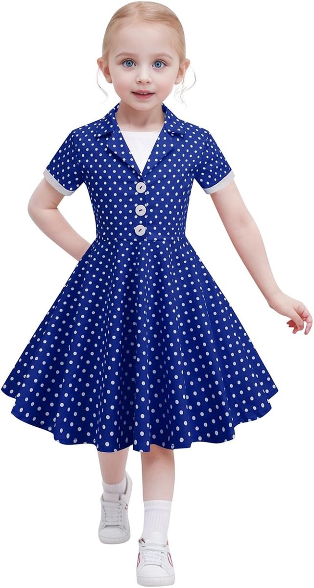 Prinsessenjurk voor meisjes, ceremonie, avond, communie, Kerstmis, avondjurk, satijn, kant, pofmouwen, lange mouwen, klein meisje, koningin, bruiloft, elegant, A35