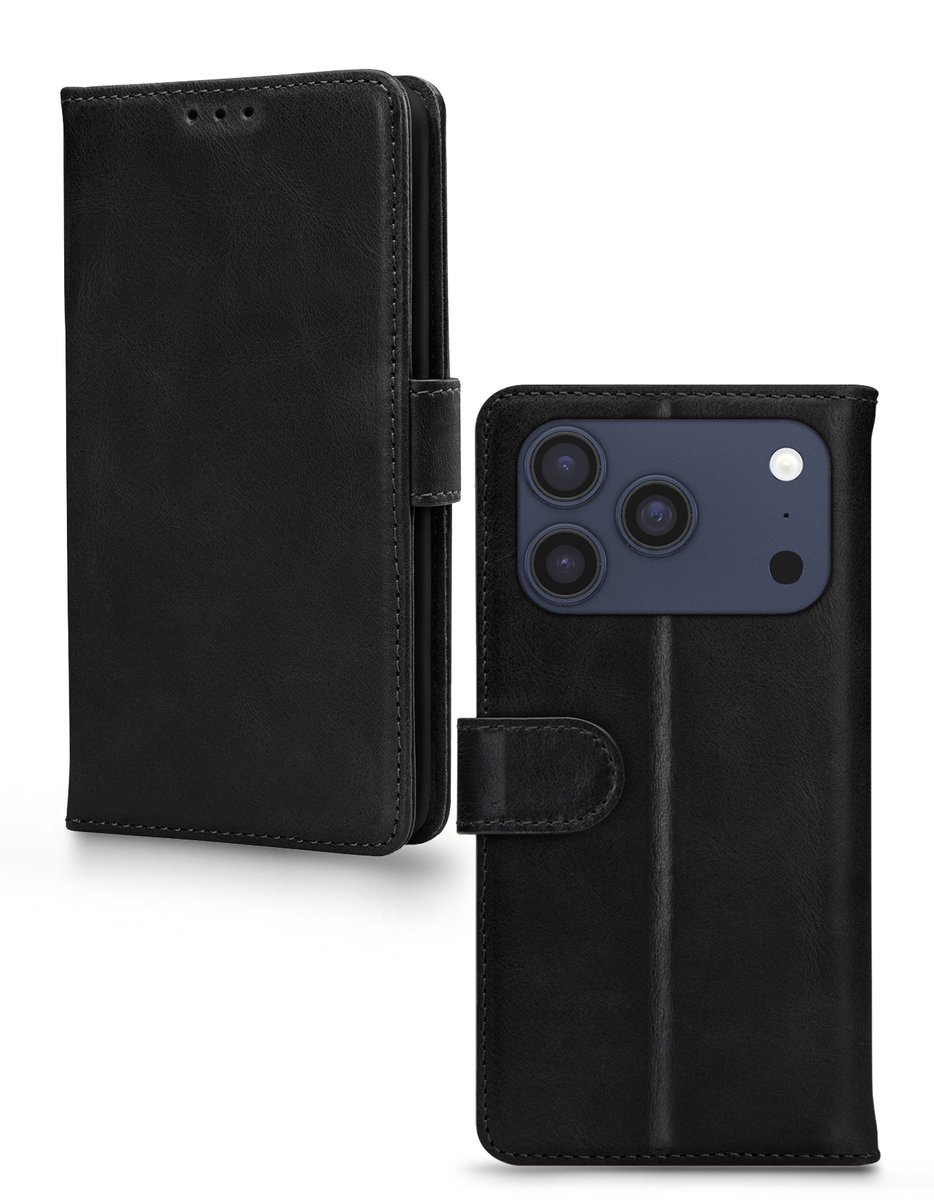 Mobilize Premium Gelly Wallet Book Case Apple iPhone 17 Pro/18 Pro Black