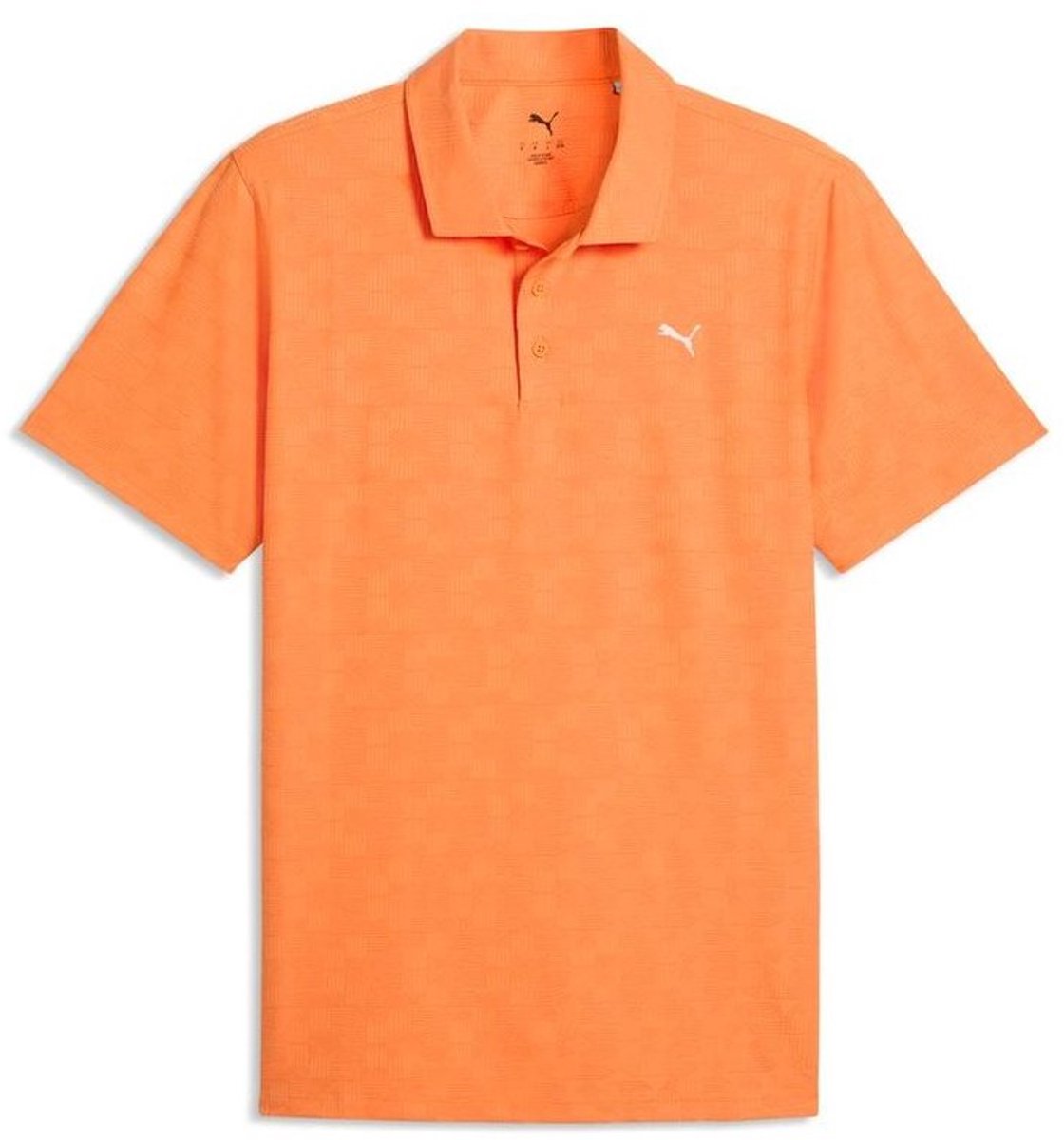 Puma-poloshirt Mattr Deco Jacquard Polo-LC 634843 Melon Glow