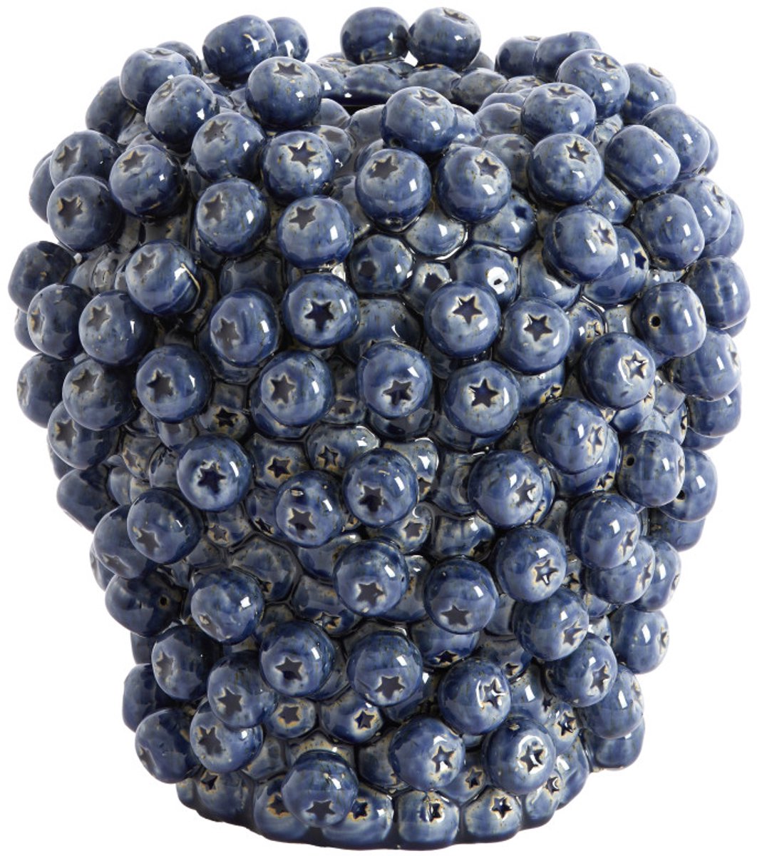 Light & Living Vaas BERRIES - Ø25.5x27 cm - Blauw