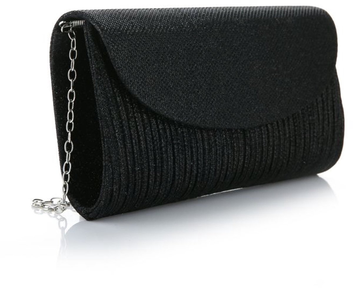 Party clutch- Zwart
