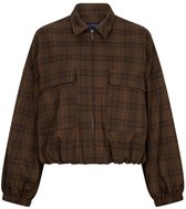 Red Button Jas Avy Check Srb5150 Brown-blue Dames Maat - L