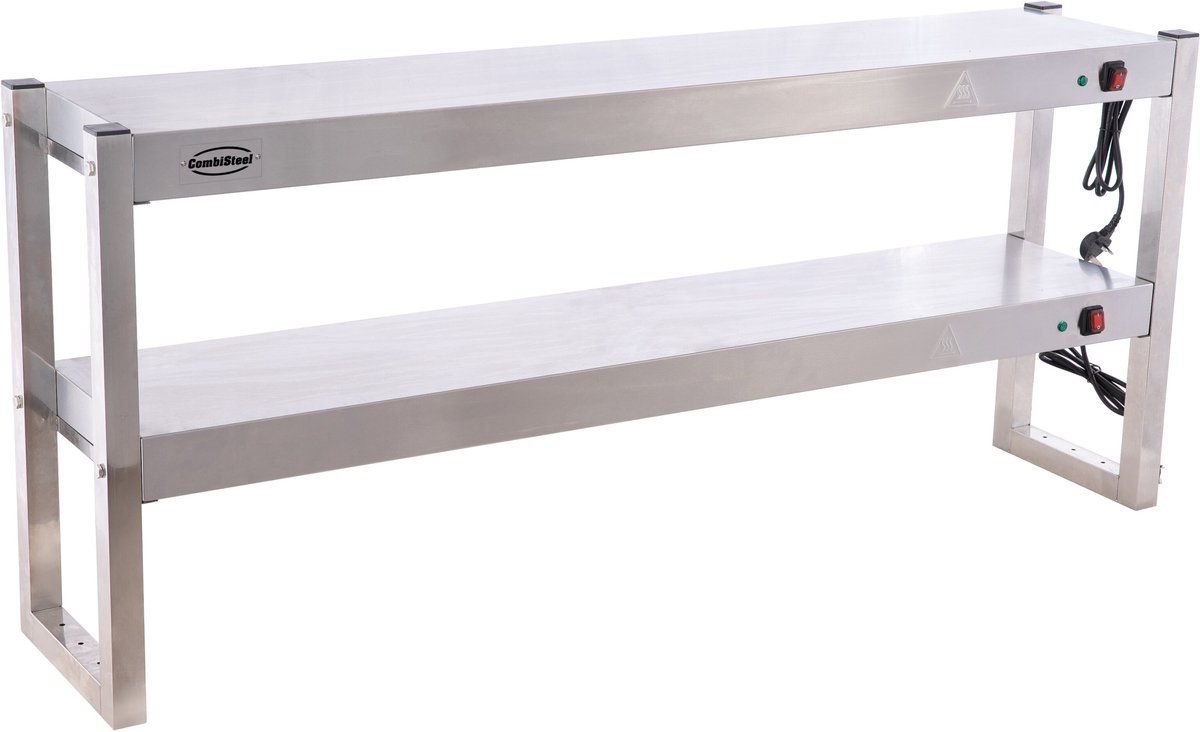 CombiSteel ETAGERE VERWARMD 2 NIVEAU 1500 - 7539.0055 - Horeca & Professioneel