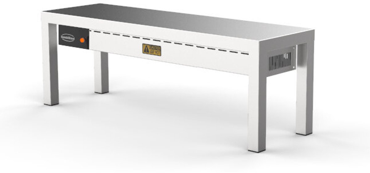 CombiSteel Etagère , Keramisch Verwarmd, Enkel, 1200mm - 7333.0502 - Horeca & Professioneel