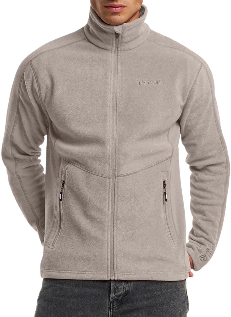 Tenson Miracle Fleece Jas Heren Lichtbruin