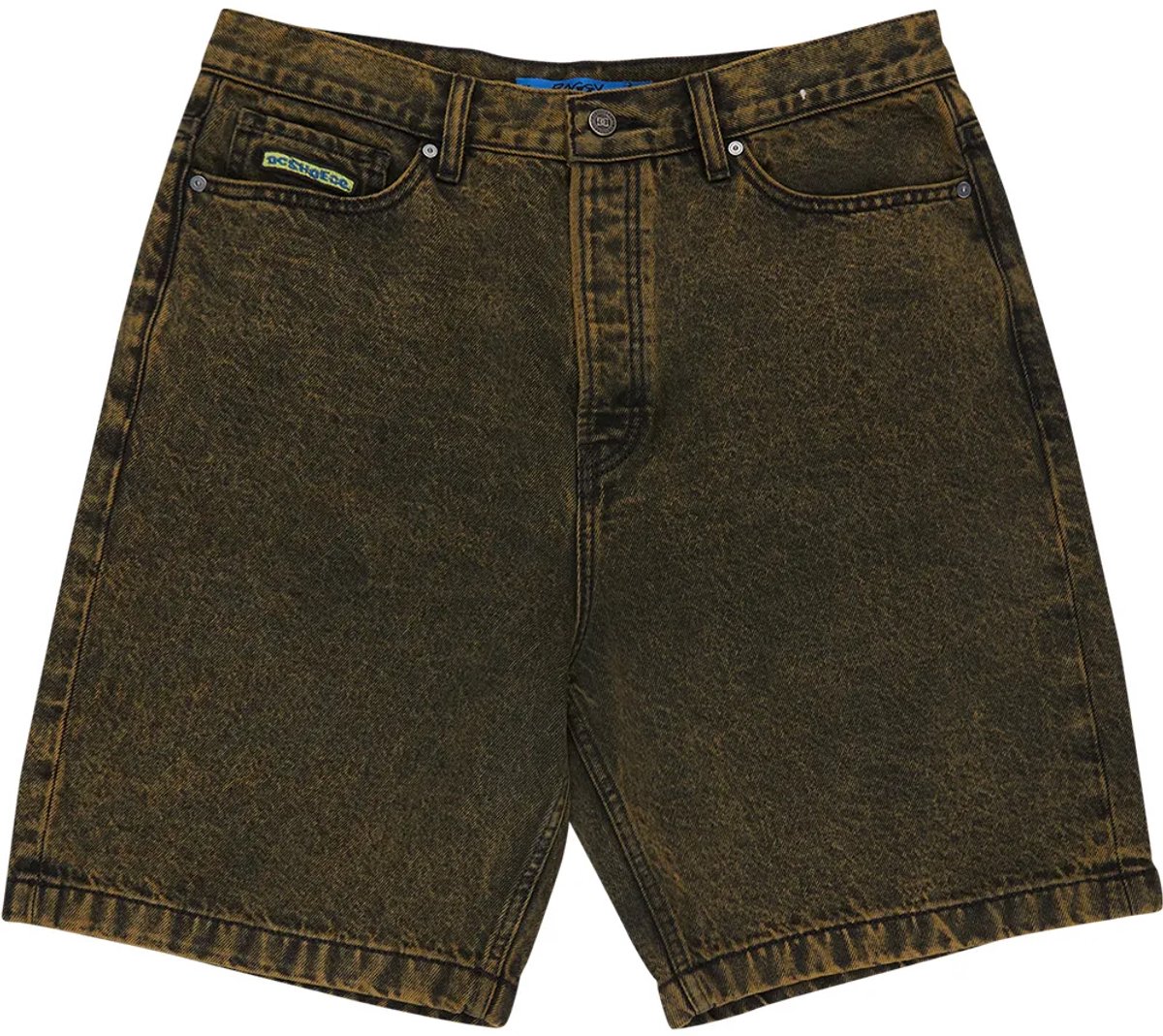 Dc Shoes Edyds03038 Baggy Fit Korte Jeans 34 Man Olijf