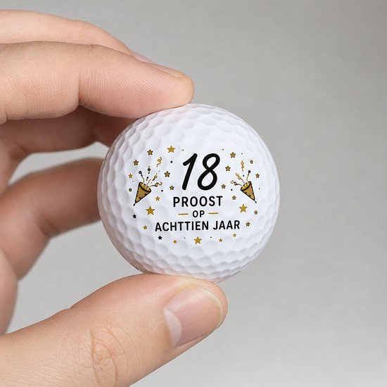 Wilson Golfballen 18 Jaar - Verjaardag Golf Cadeau - 15 stuks - Golfbal met Opdruk van Wilson — afbeelding 4
