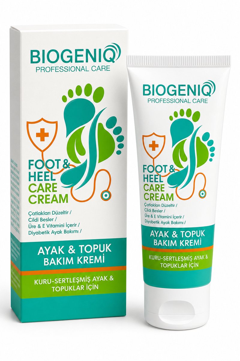 Biogeniq Voet- & Hielcrème 50 ml – Tegen Hielkloven, Droge en Ruwe Hielen