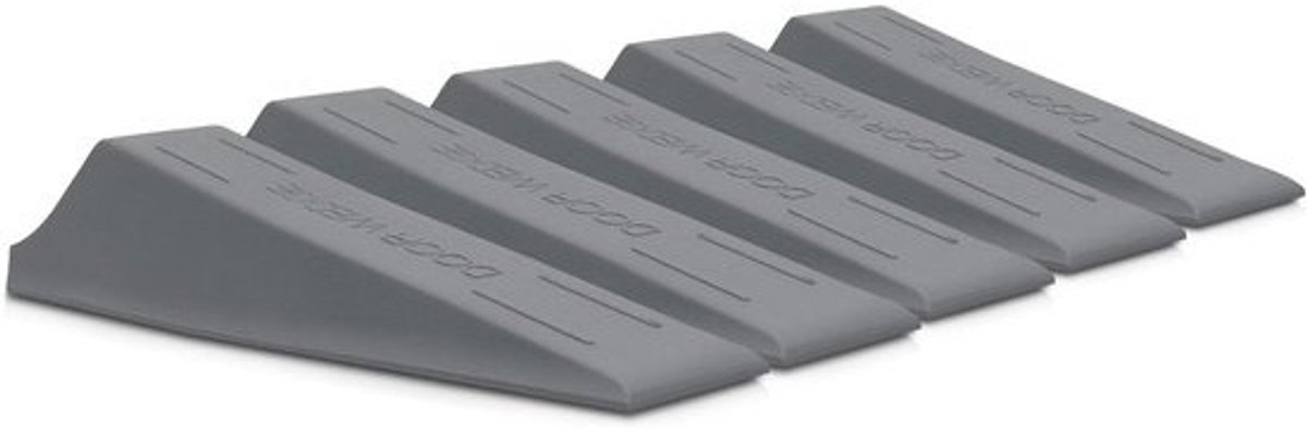 Set van 5 Robuuste Deurwiggen - Antislip Rubber Deurstopper voor Woning en Kantoor