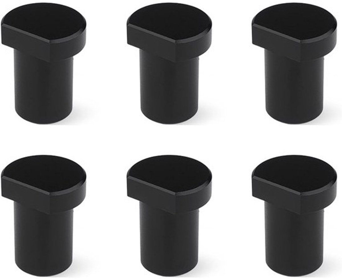 Set van 6 zitbanken voor 20 mm hondengaten - Aluminiumlegering