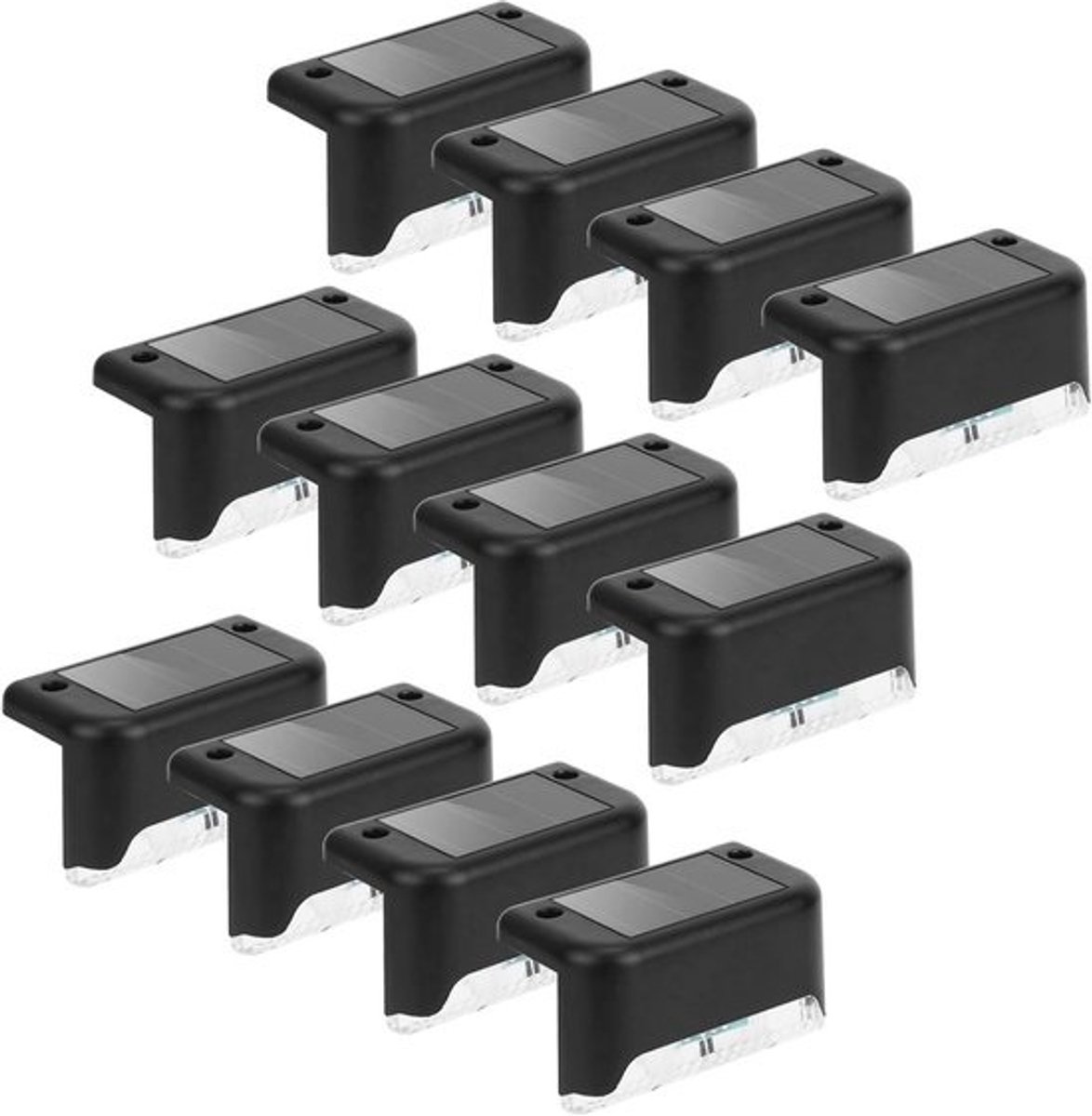 Zonnelampen voor buiten met warm Licht - 12 of 16 stuks voor Tuin, Terras, en Trapverlichting