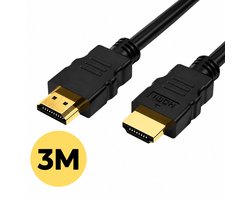 HDMI Kabel - HDMI naar HDMI kabel - 3 Meter - 4K - Full HD - Voor TV, Monitor, Laptop, Beamer en Gameconsole
