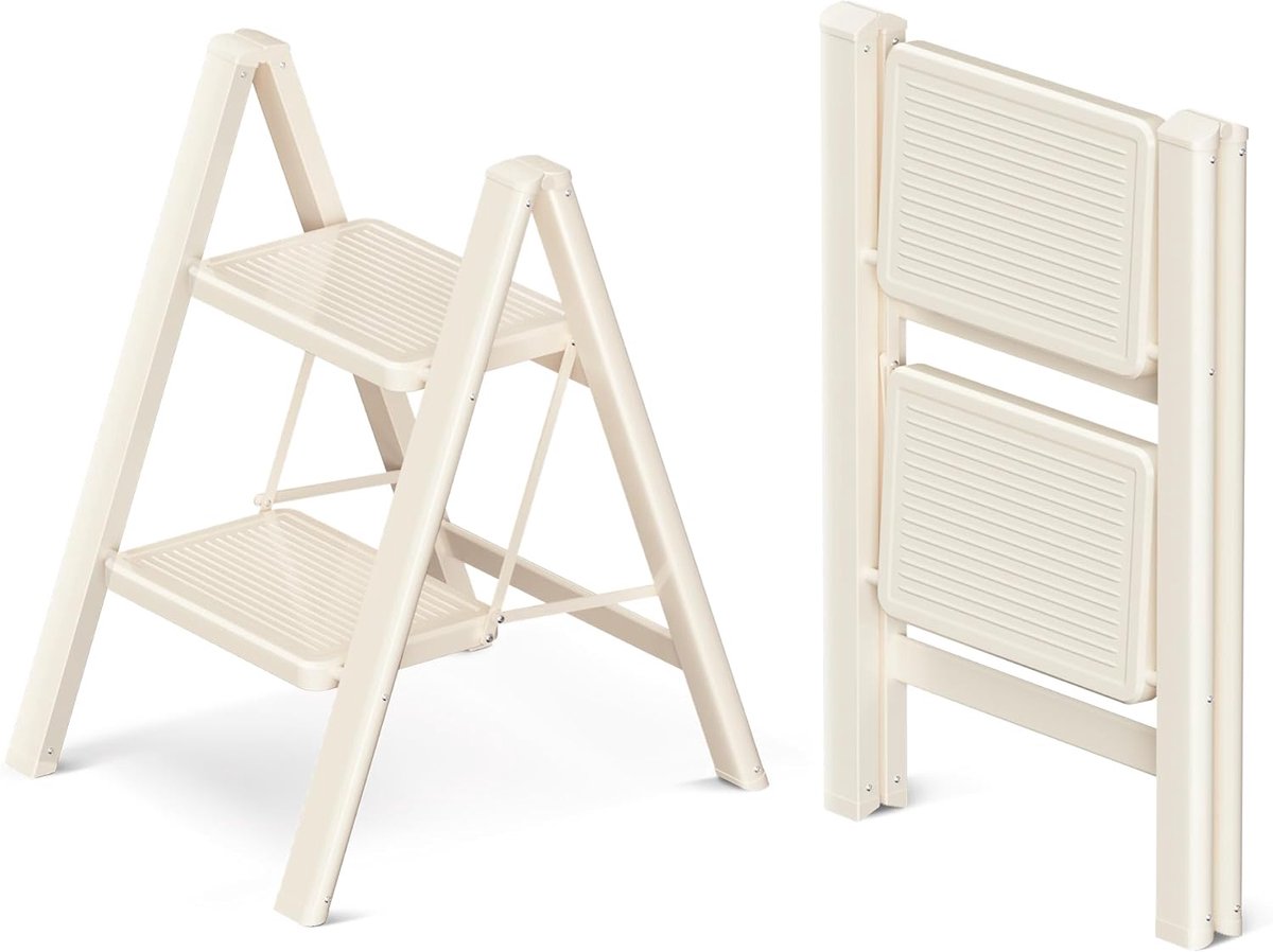 Ladder Met 2 Treden met Brede Antislippedalen