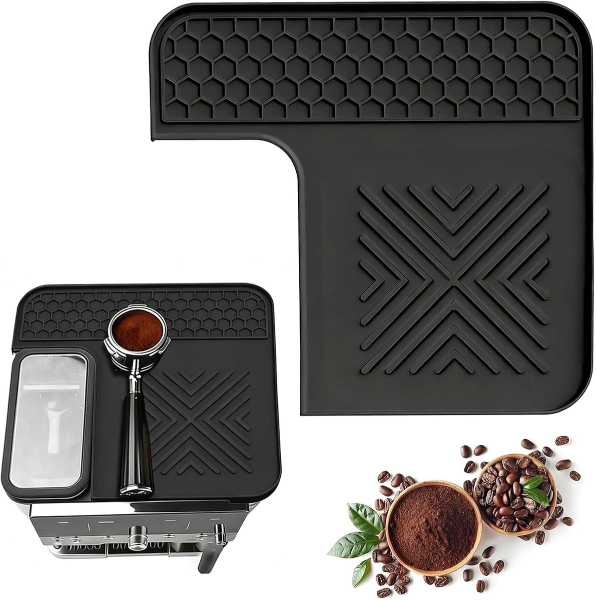 Bovenmat voor Ninja Luxe Cafe Premier ES601EU & ES701EU, beschermt het oppervlak, krasbestendig, gemakkelijk te reinigen, hittebestendig, antislip siliconen mat, siliconen mat voor koffiezetapparaat