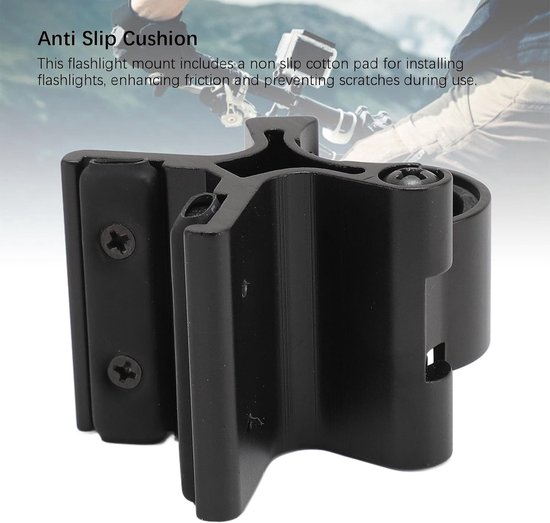 30mm Magnetische Zaklamp Houder met Antislip Bevestiging, Snelle Installatie en Duurzaam Aluminium Ontwerp — afbeelding 4