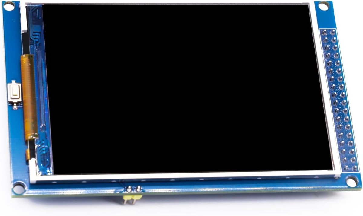 3,5 inch IPS TFT LCD-scherm AYWHP 3,5 inch TFT-kleurmodule met LCD-display 320 x 480 en SD-kaartsleuf, ondersteuning van de touch-functie, compatibel met Arduino