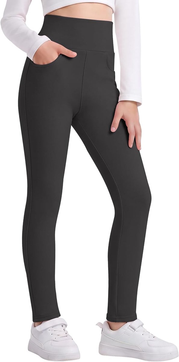 Legging voor meisjes, warm, dik, elastisch