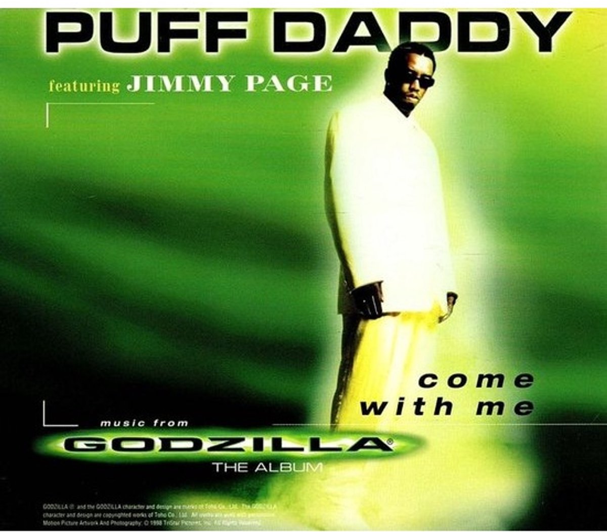Puff Daddy & Jimmy Page Come With Me CD-Single Epic 666026 2