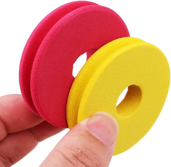 12 stks Vissen Foam Spoelen voor Vislijn, Vissen Schuim, Schuim Rollen Verpakt In Plastic Doos, Hoofdzakelijk Gebruikt voor het Opslaan van Vislijnen en Accessoires — afbeelding 3