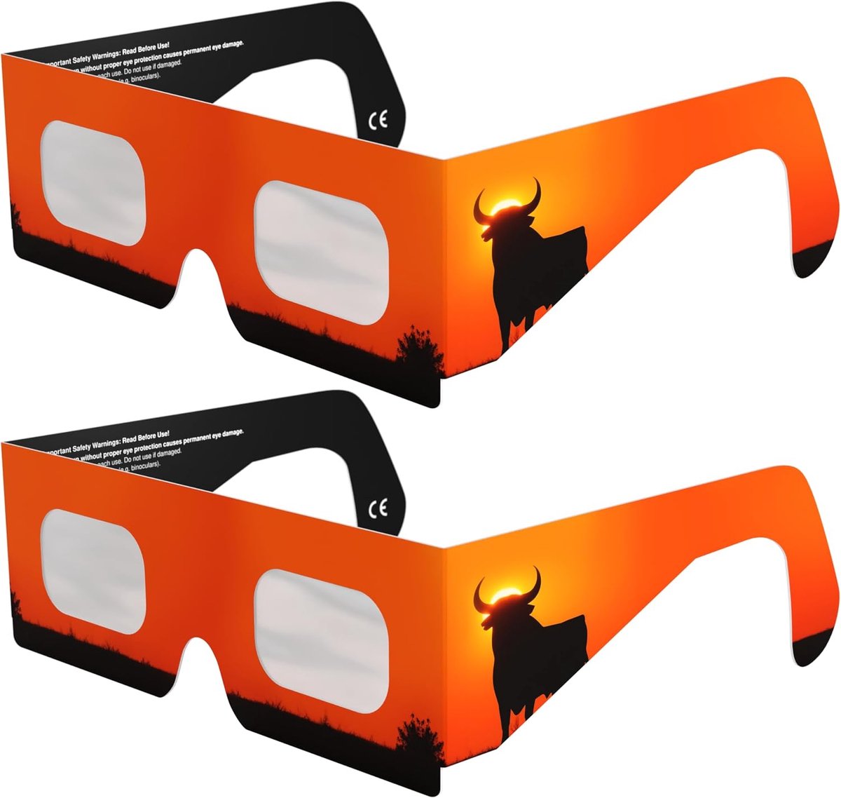 Eclipse Zonne-eclipsbril - CE & ISO 12312-2 gecertificeerd - AAS aanbevolen leverancier - EU-fabrikant - veilige oogbescherming voor 12 augustus 2026 Eclipse - Bulkset voor klaslokalen en