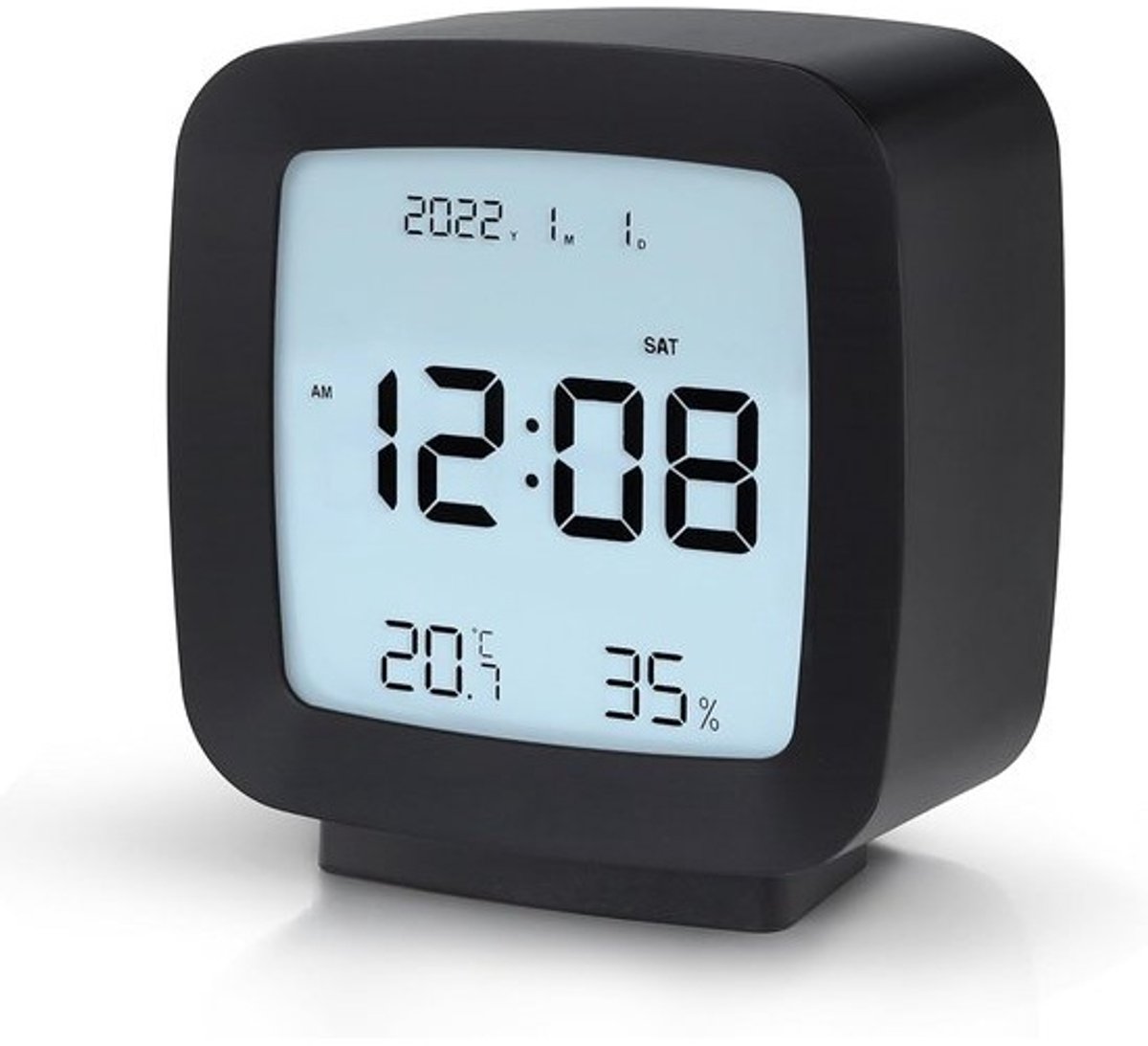 Digitale Wekker met LCD-display, Snooze en Snoozefunctie voor Thuis en Reizen