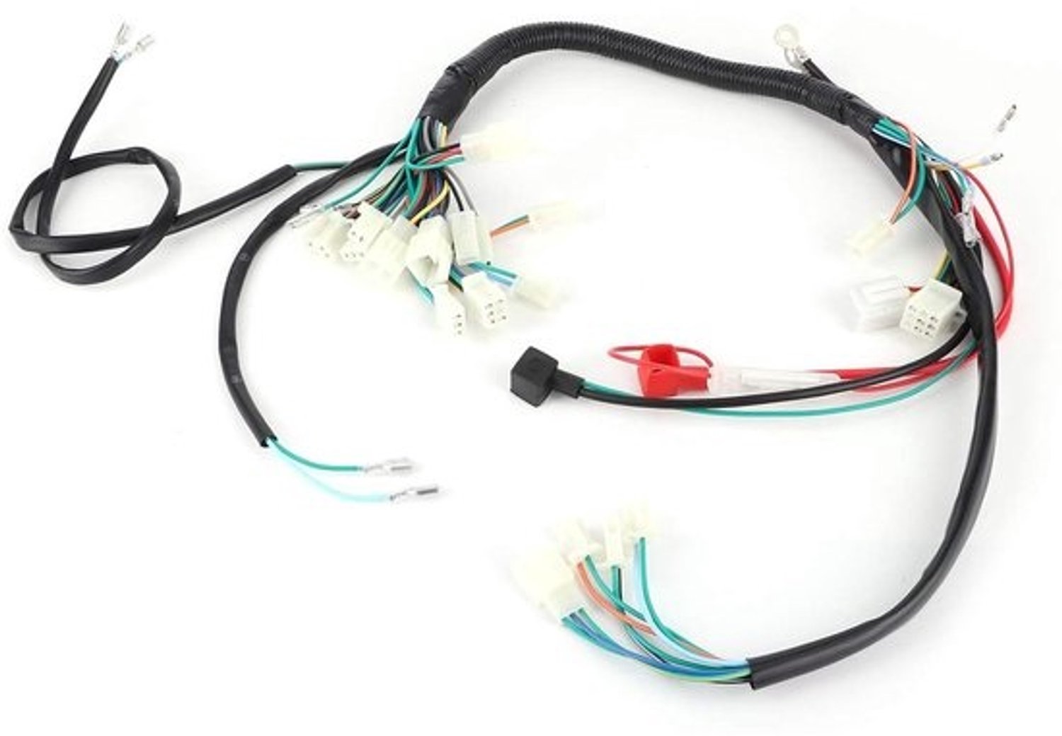 Motorkabelboom - Startkabelset - Motoronderhoud - Betrouwbare constructie - 50-125cc - Zwart