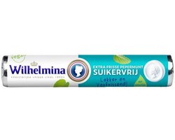 Fortuin - Wilhelmina Peppermunt Suikervrij Vegan - 24 Rollen