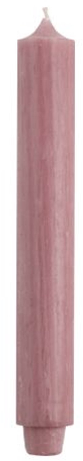 Rustik Lys Dinerkaarsen - 3,2 x 30 cm - Staub Rosa - Oud Roze
