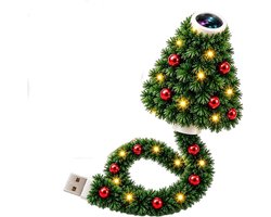 Kerstprojector – 6 kerstafbeeldingen – USB-voeding – Mini-kerstprojector – Kerstdecoratie – Geschikt voor kamperen- auto's- plafonds en wanddecoratie