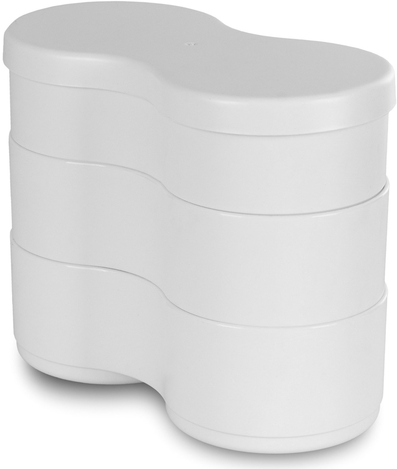 PRACTIC - Vershouddoos - Opvouwbare snackcontainer, 17 x 13 x 16 cm