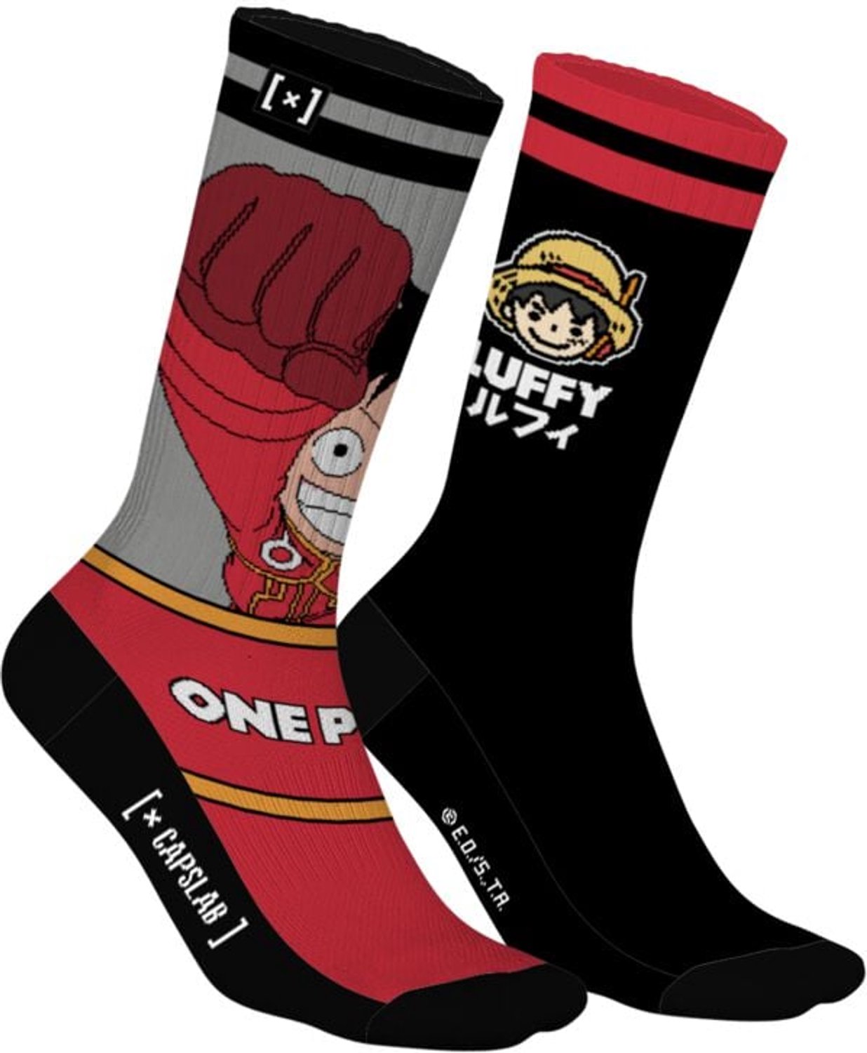 One Piece Capslab - Ruffy Unisex Sokken - meerkleurig - EU 39-42