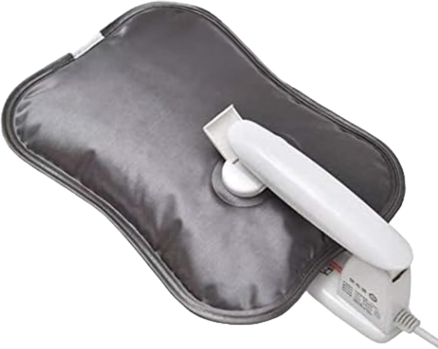 Oplaadbare Elektrische Warmwaterkruik - Verwarmingskruik - Tot 6 Uur Warmte - Herbruikbaar - Bedwarmer en Handwarmer - Grijs