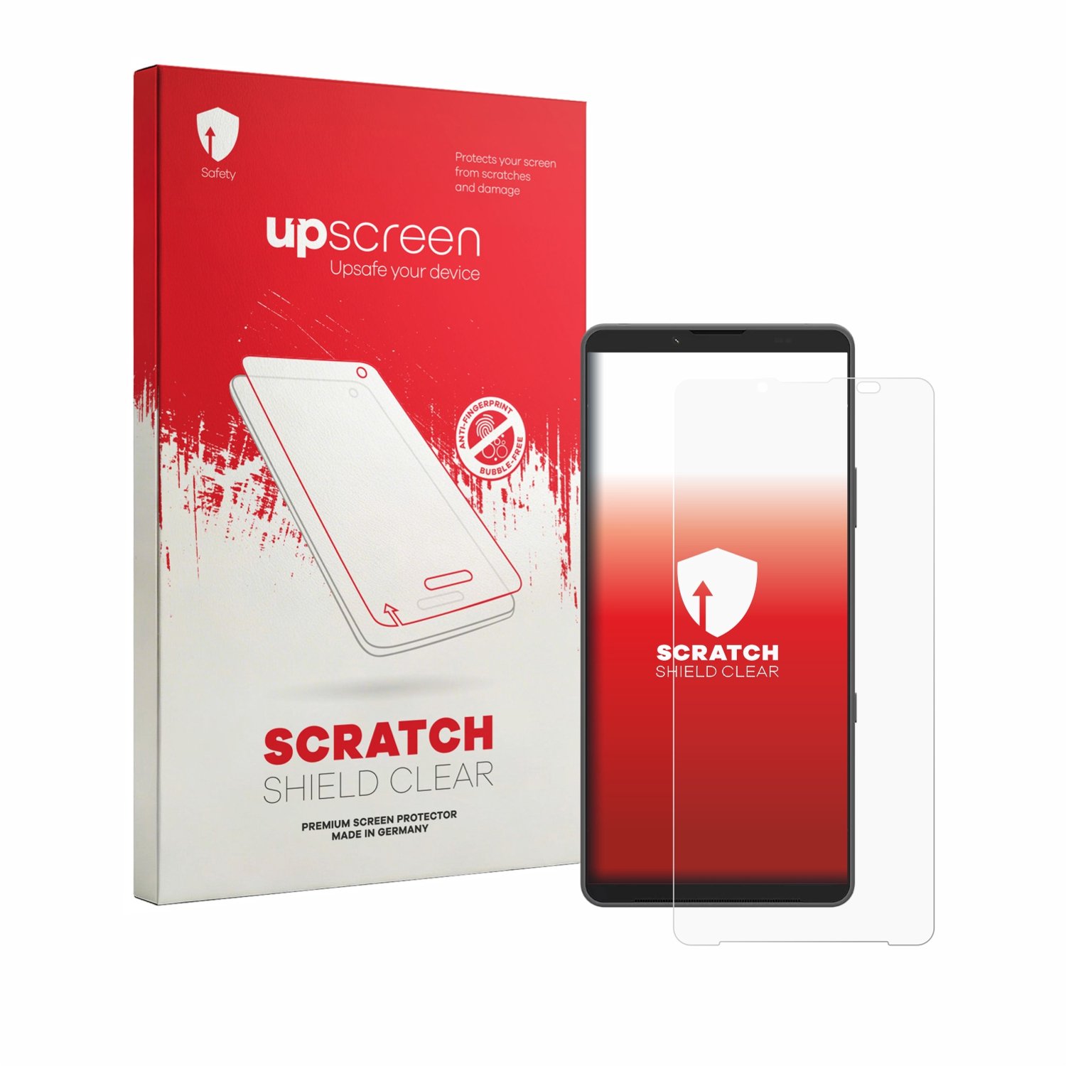 upscreen - Screenprotector voor Sony Xperia 10 VIII - Folie Beschermfolie transparant