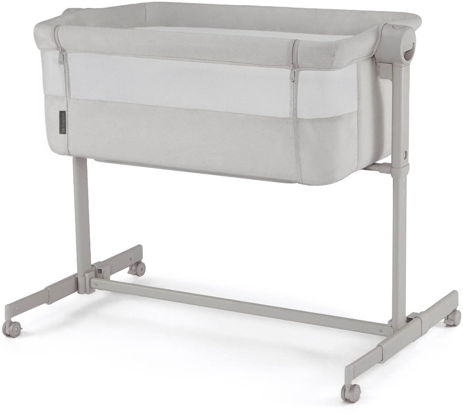 Kinderkraft NESTEE UP 2 - Co-sleeper - Inclusief matras - 5 hoogtestanden - Beige