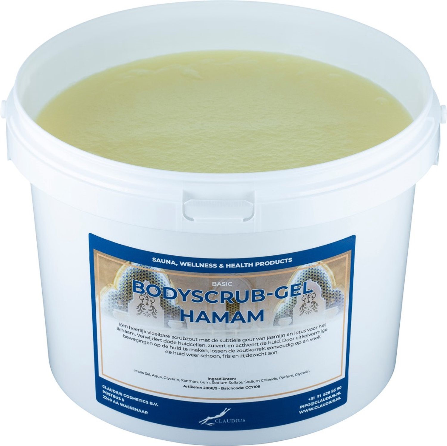 Claudius Bodyscrub-Gel Hamam 10 KG - Hydraterende Lichaamsscrub - Body Scrub