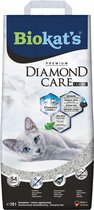 Biokat's Diamond Care Classic - 10 L - Kattenbakvulling - Klontvormend - Zonder geur - Aktieve kool