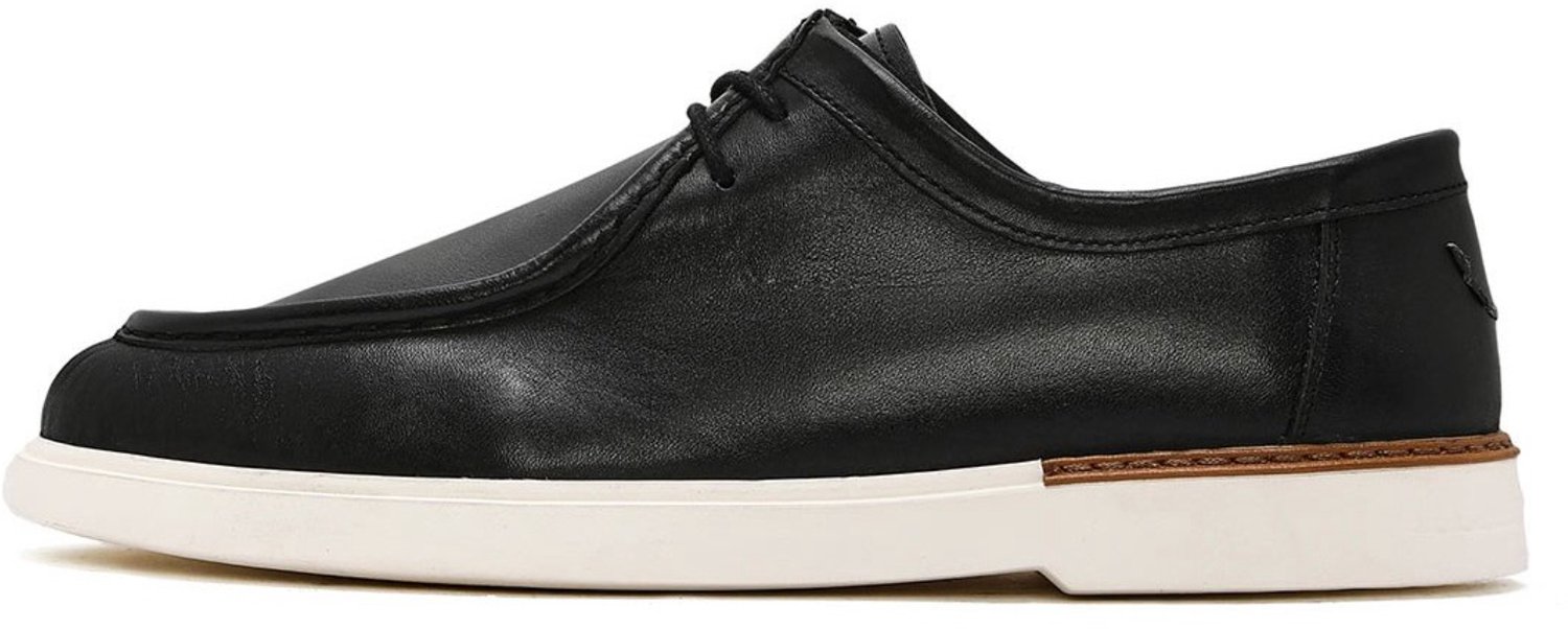DERIMOD Casual Lace-up Shoes Leather Casual Lace-up Shoes