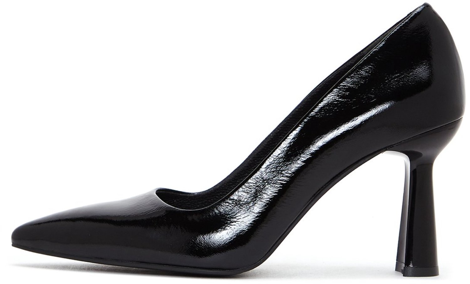 DERIMOD High Heeled Shoes Patent Leather High Heeled Shoes