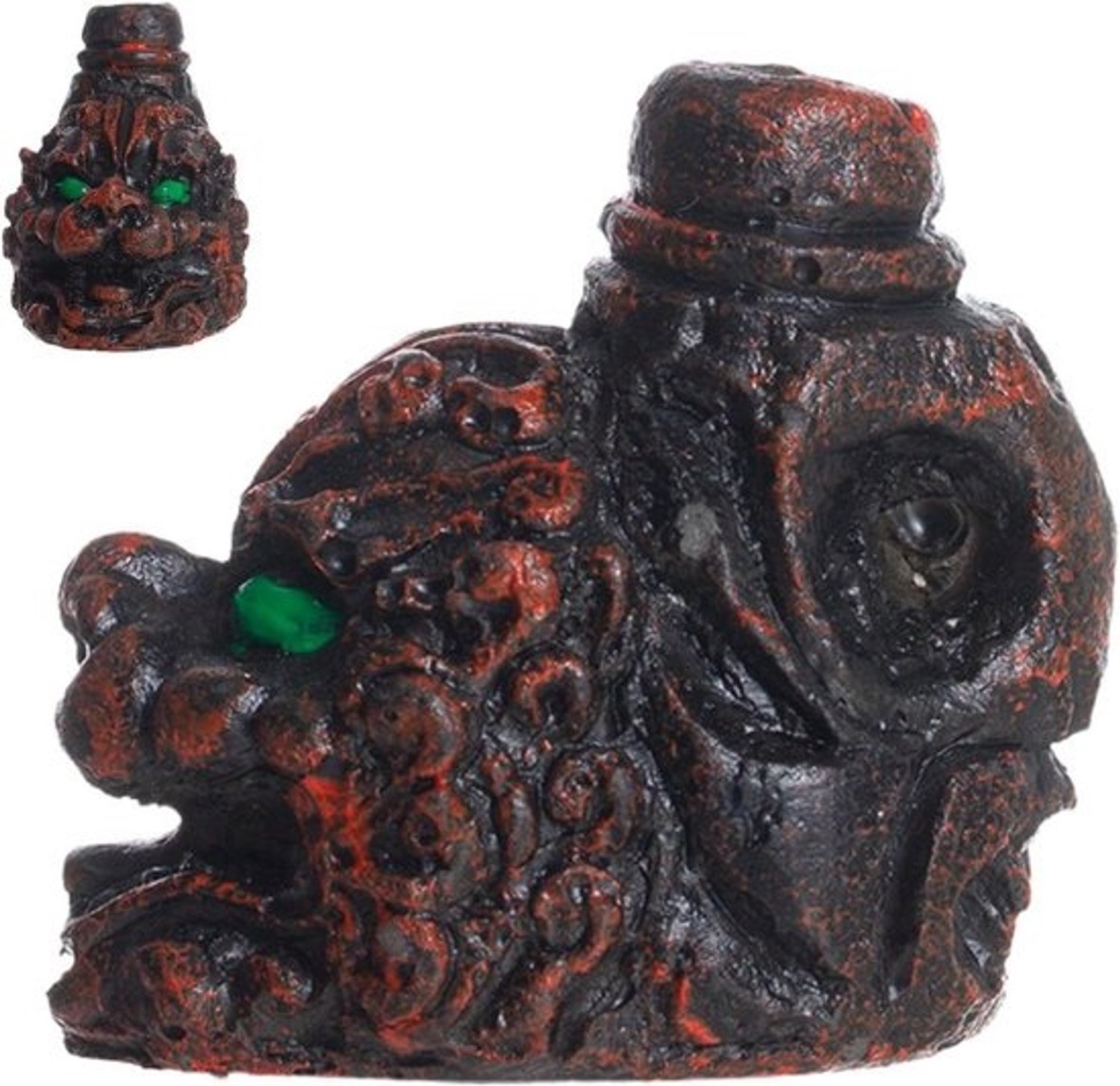 Angstige fluit - Grapspullen - Feest opvrolijken - Opvallend geluid - 3.8x2.7x3.6 cm - Rood