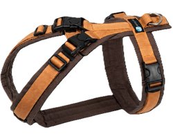 Annyx hondentuig hondentuigje - OPEN (neksluiting) Kaneel/Bruin - maat XS - Borstomvang 43-52cm - Gewicht hond 6 -12 kg