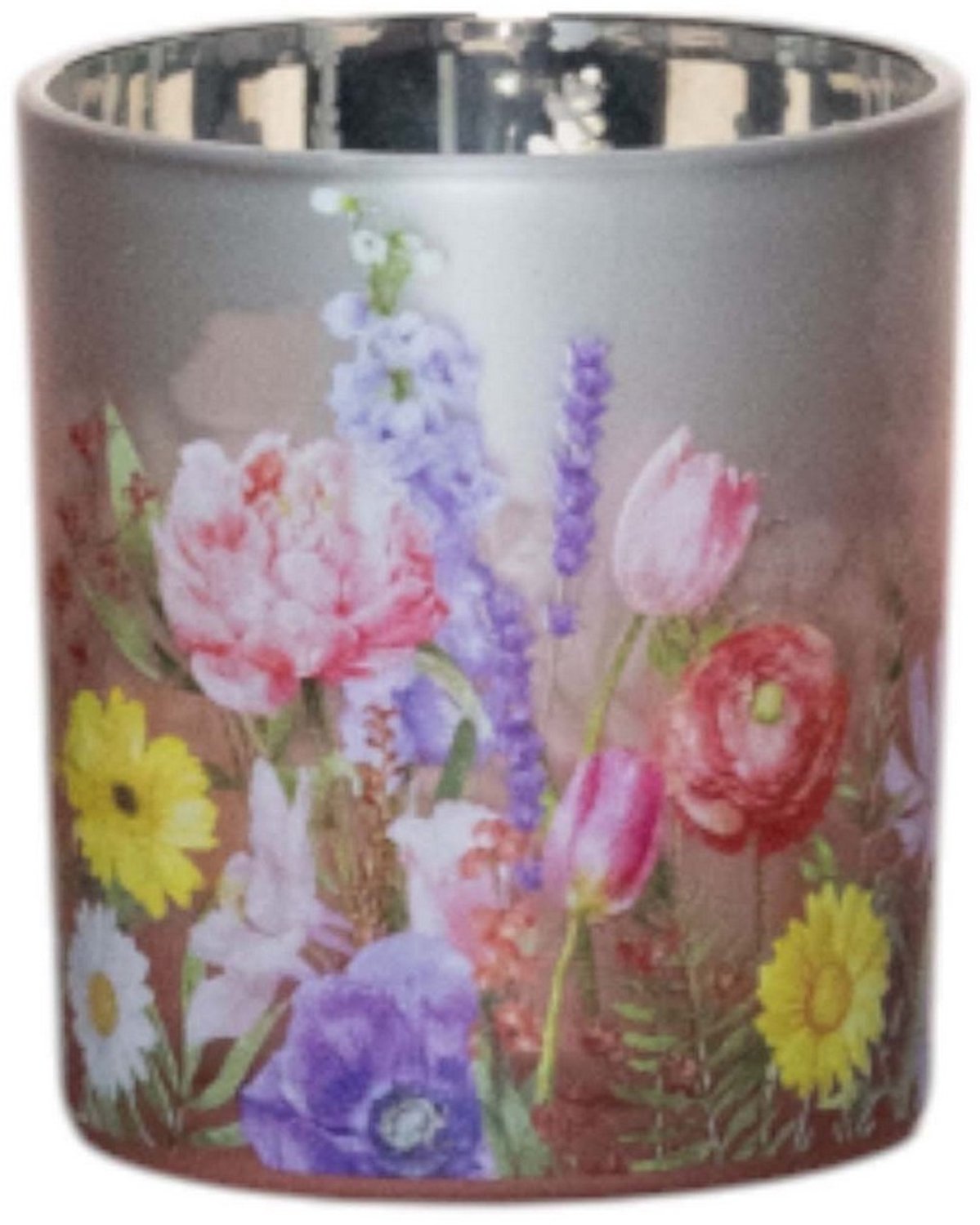 Theelichthouder bloemen boeket small 8cm