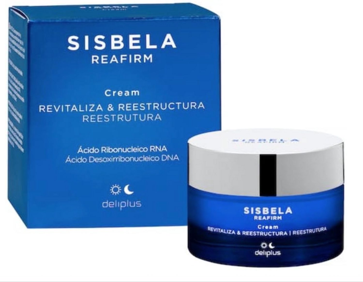 Deliplus Sisbela gezicht | Dag- en nachtcrème | Anti-aging | revitaliserende creme | 50ml