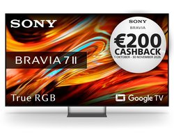 Sony BRAVIA 7 II - 75 inch - 4K RGB-LED TV - 2026 - Smart TV - True RGB