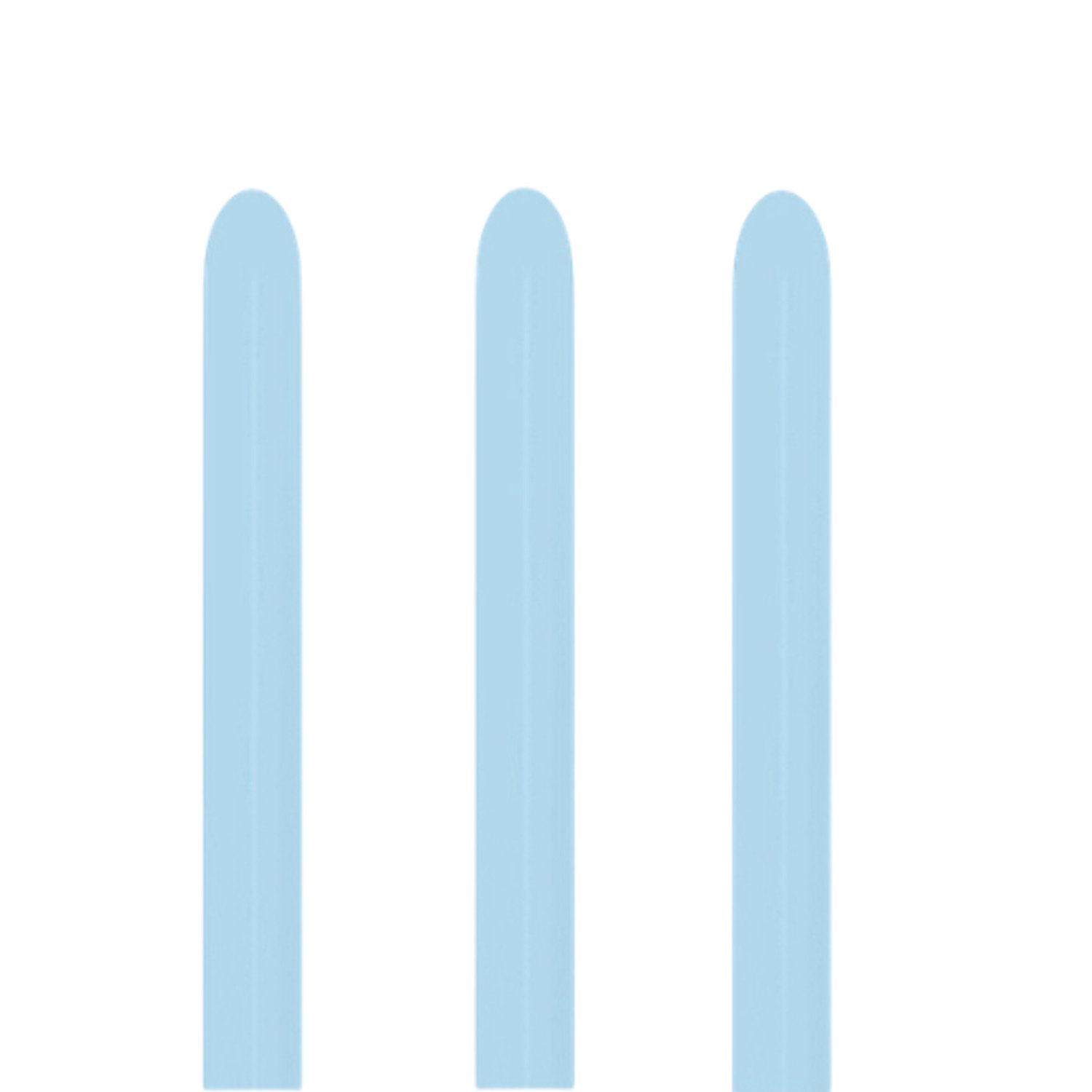 Modelleerballon Sempertex 260s Lined up pastel matte blue - 50 stuks