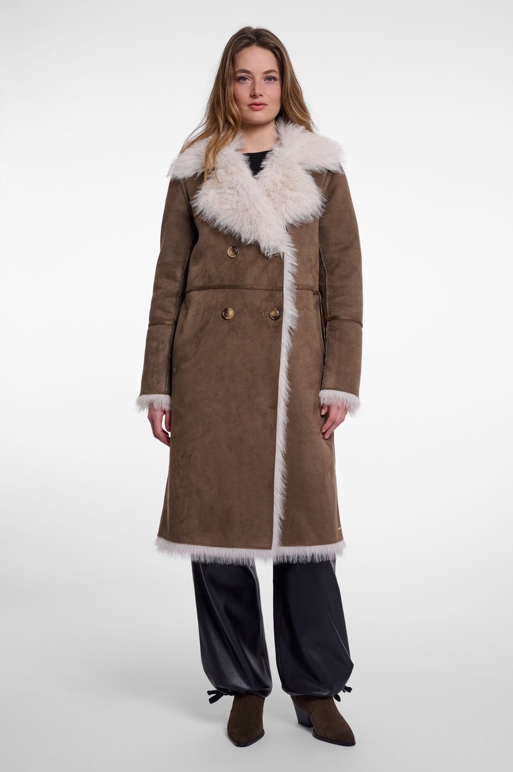 Rino & Pelle Jassen Suleen coat Walnut Birch