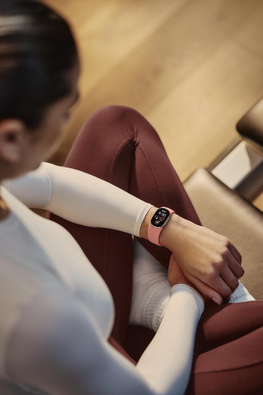 Google Fitbit Edge - Activity tracker - Goudkleur/ Canyon thumbnail 4