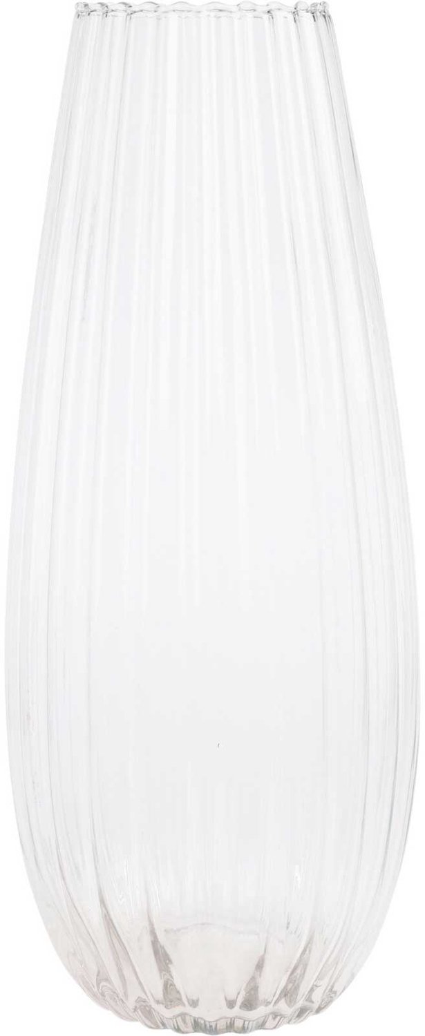 Home & Styling Collection Home Styling Collection - Smalle glazen vaas, Ø 20 x 50 cm Transparant